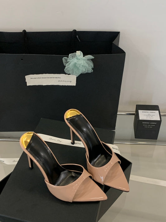 Pointed-Heel Sandals