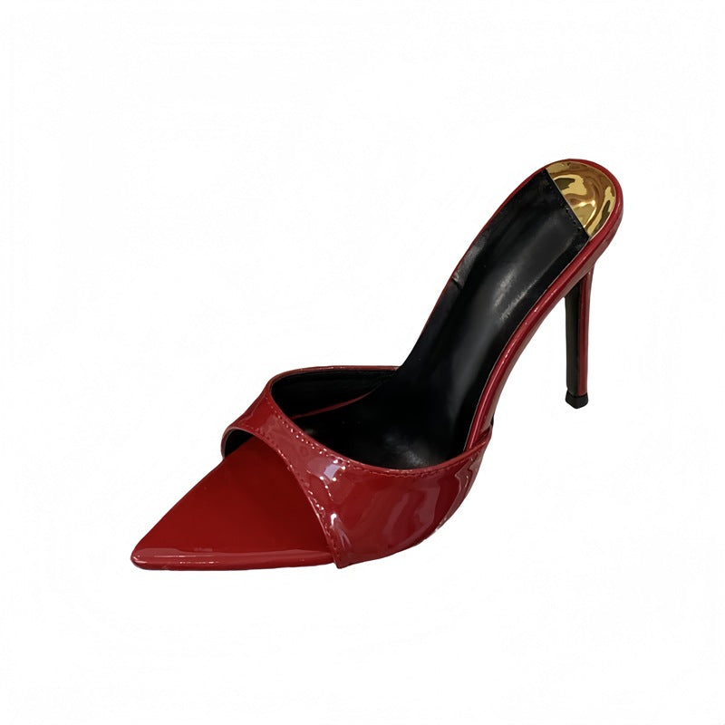Pointed-Heel Sandals