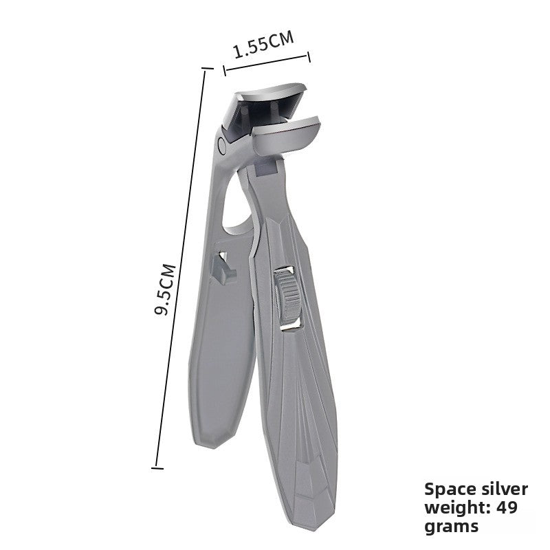 Pointed Oblique Nail Clippers Stainless Steel Large Opening