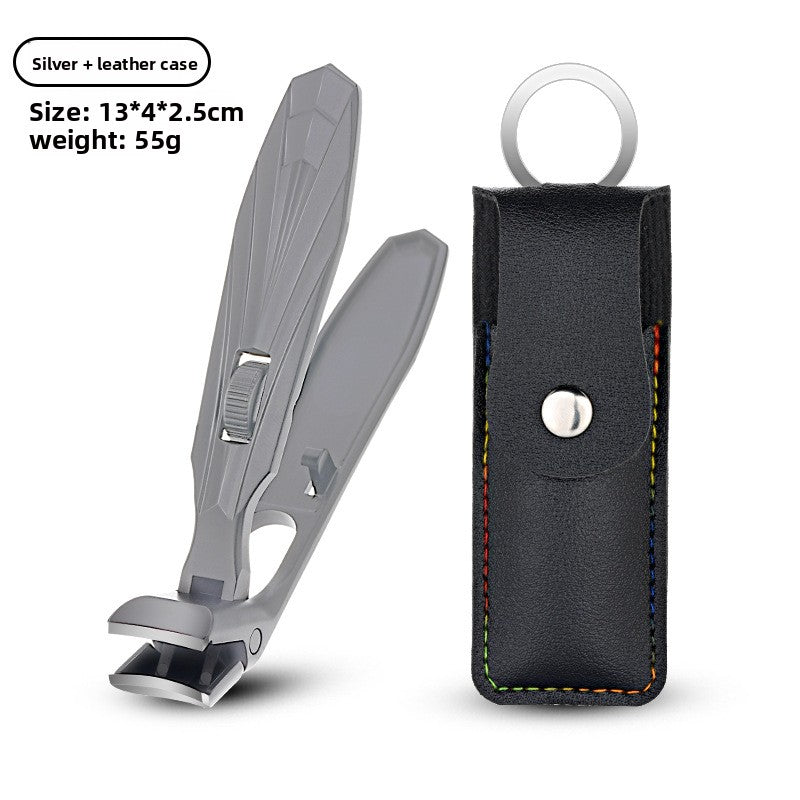 Pointed Oblique Nail Clippers Stainless Steel Large Opening