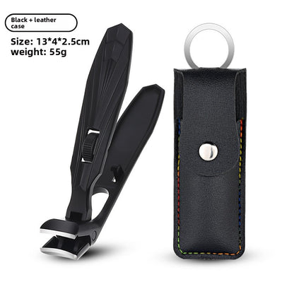 Pointed Oblique Nail Clippers Stainless Steel Large Opening