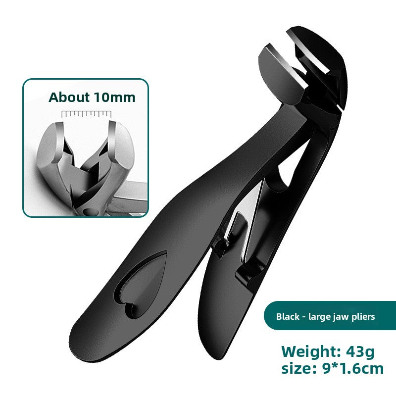 Pointed Oblique Nail Clippers Stainless Steel Large Opening