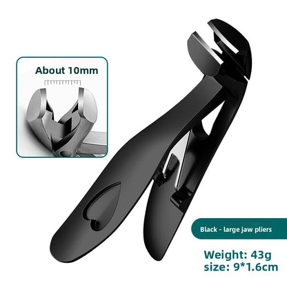 Pointed Oblique Nail Clippers Stainless Steel Large Opening