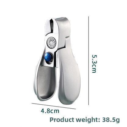 Pointed Oblique Nail Clippers Stainless Steel Large Opening