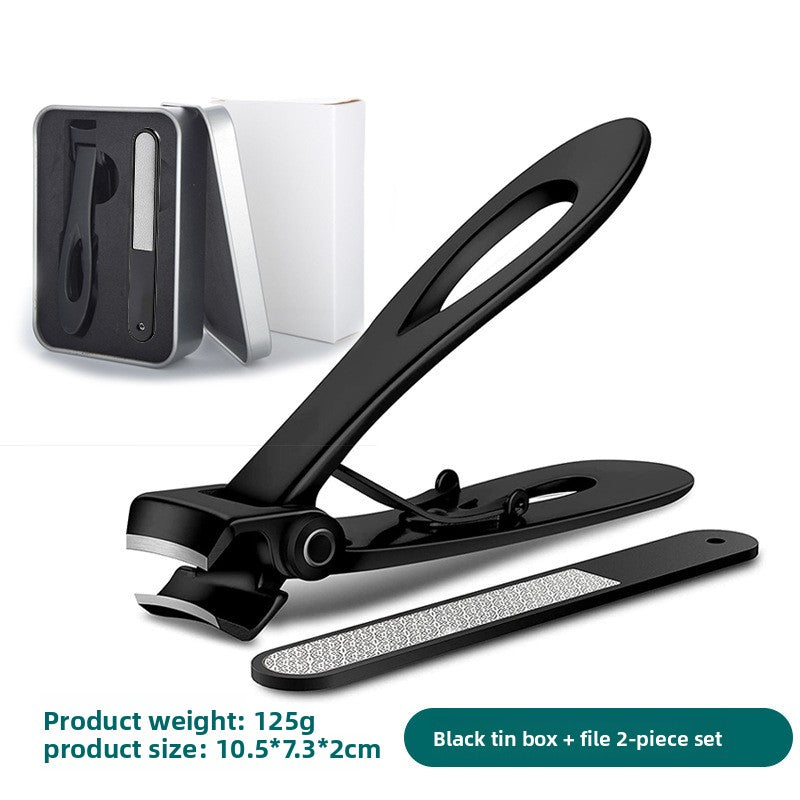 Pointed Oblique Nail Clippers Stainless Steel Large Opening