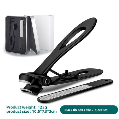 Pointed Oblique Nail Clippers Stainless Steel Large Opening