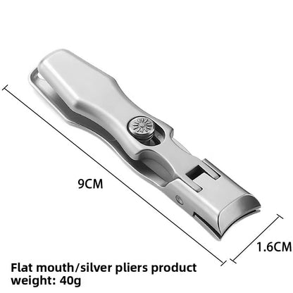 Pointed Oblique Nail Clippers Stainless Steel Large Opening
