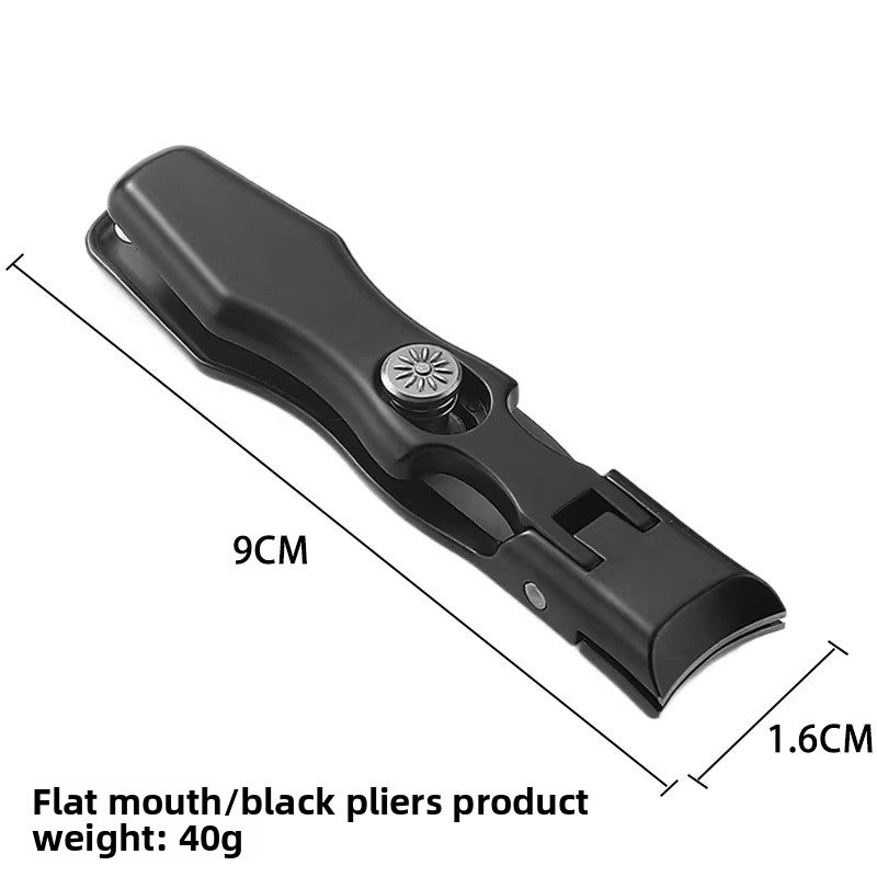 Pointed Oblique Nail Clippers Stainless Steel Large Opening