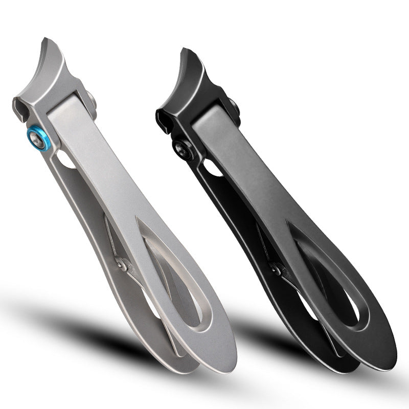 Pointed Oblique Nail Clippers Stainless Steel Large Opening