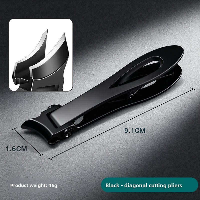 Pointed Oblique Nail Clippers Stainless Steel Large Opening