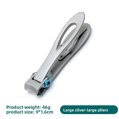 Pointed Oblique Nail Clippers Stainless Steel Large Opening
