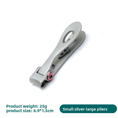 Pointed Oblique Nail Clippers Stainless Steel Large Opening