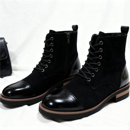 pointed-toe casual men's short boots