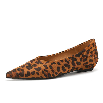 Pointed Toe Low Heel Slip-On Women's Mules