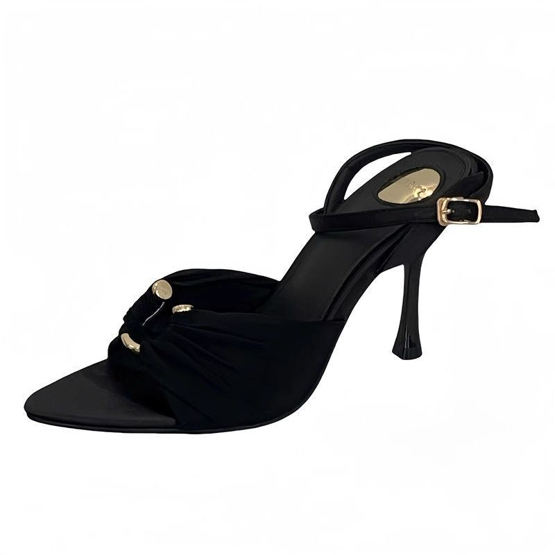 Pointed Toe Stiletto High Heel Sandals