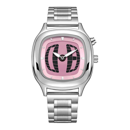 Pointer and digital dual display quartz watch