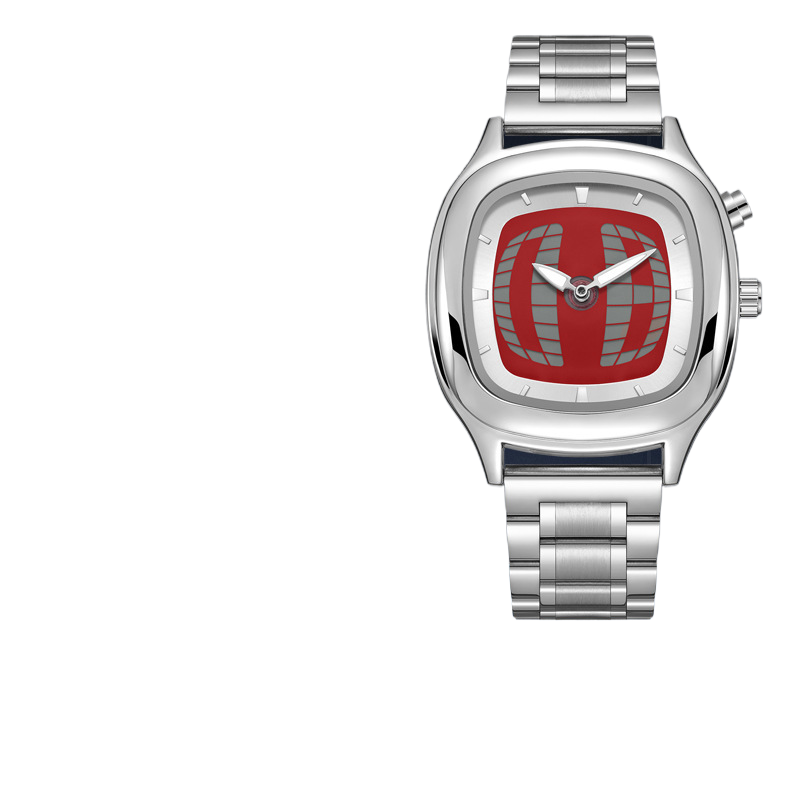 Pointer and digital dual display quartz watch