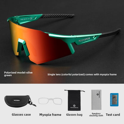 Polarized Photochromic Sports Glasses for Cycling Running
