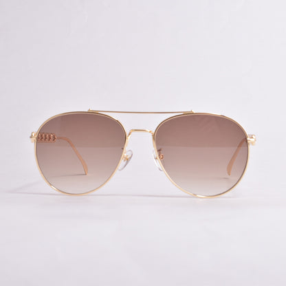 Polarized Pilot Sunglasses with Chain