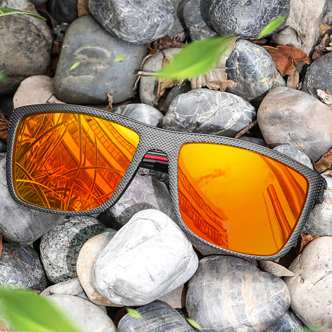 Polarized Sports Sunglasses with Spring Legs