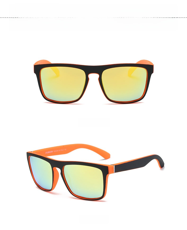 Polarized Square Frame Sunglasses for Men