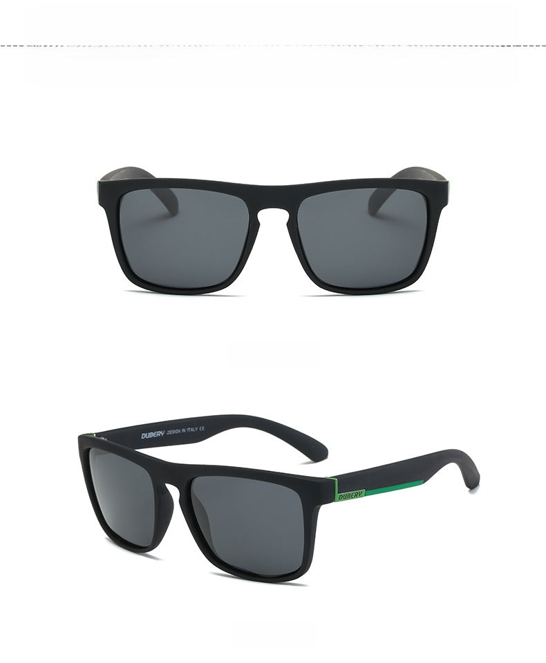 Polarized Square Frame Sunglasses for Men
