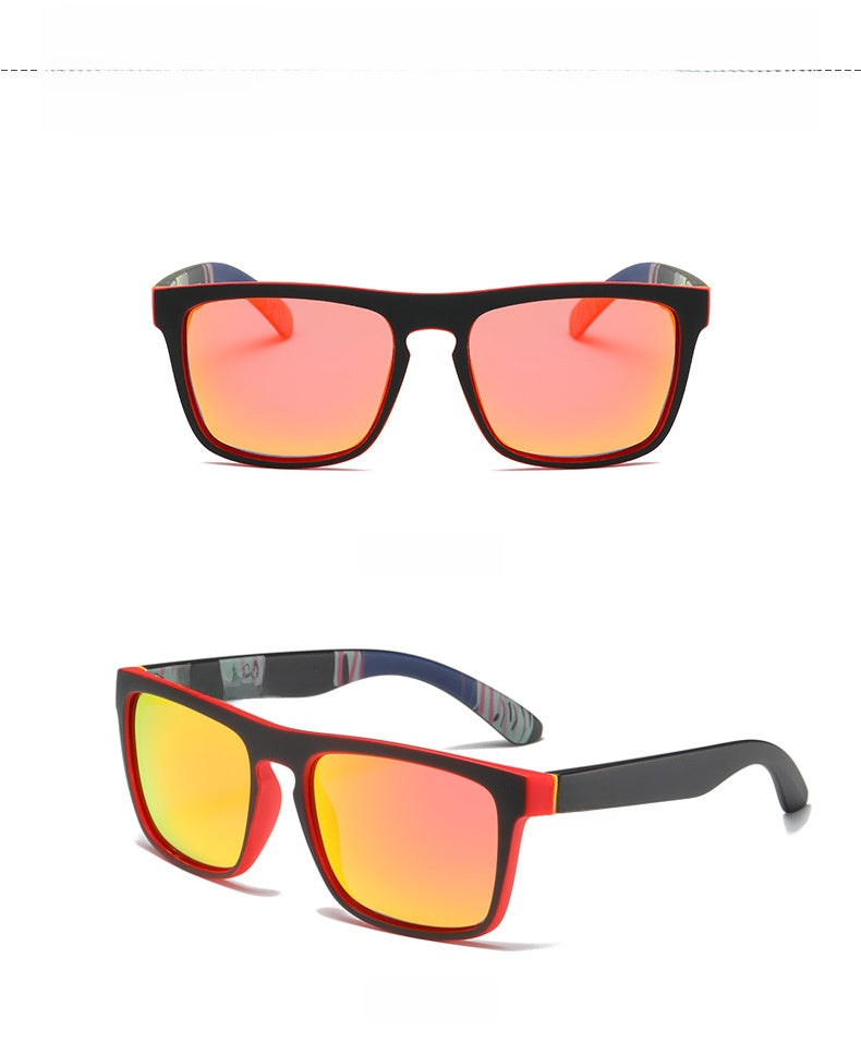 Polarized Square Frame Sunglasses for Men