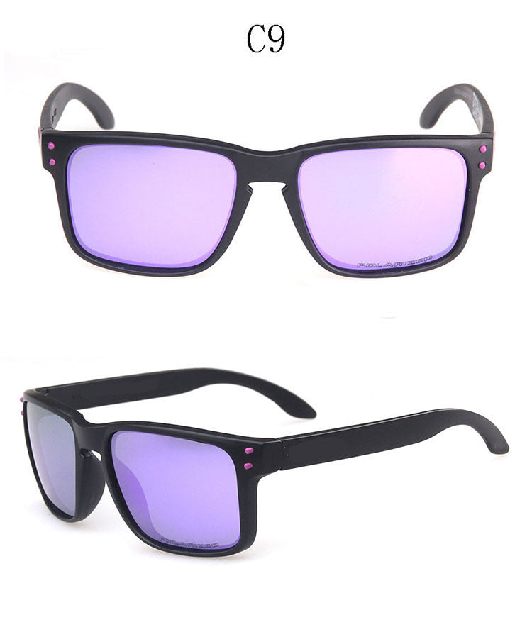 Polarized Square Frame Sunglasses