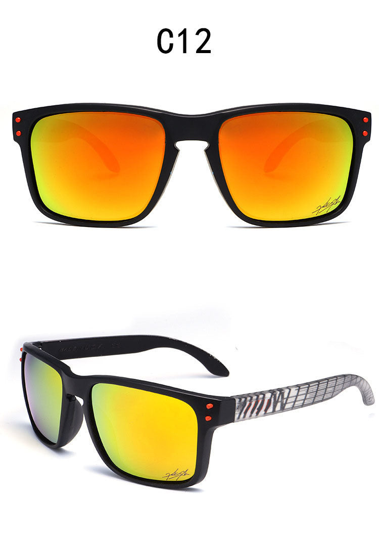 Polarized Square Frame Sunglasses