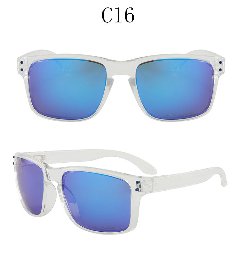 Polarized Square Frame Sunglasses