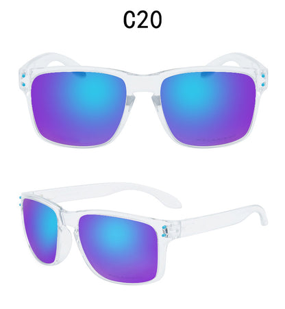 Polarized Square Frame Sunglasses