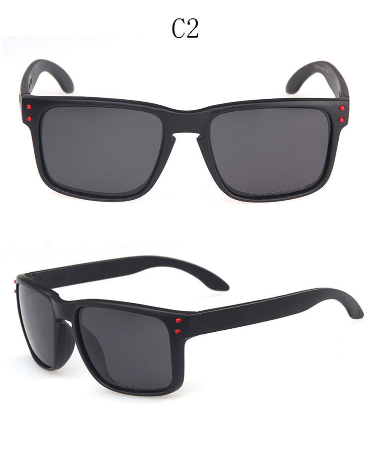 Polarized Square Frame Sunglasses