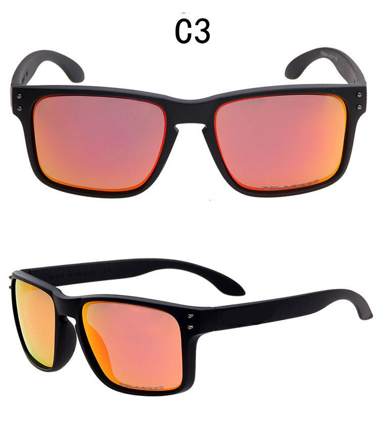Polarized Square Frame Sunglasses