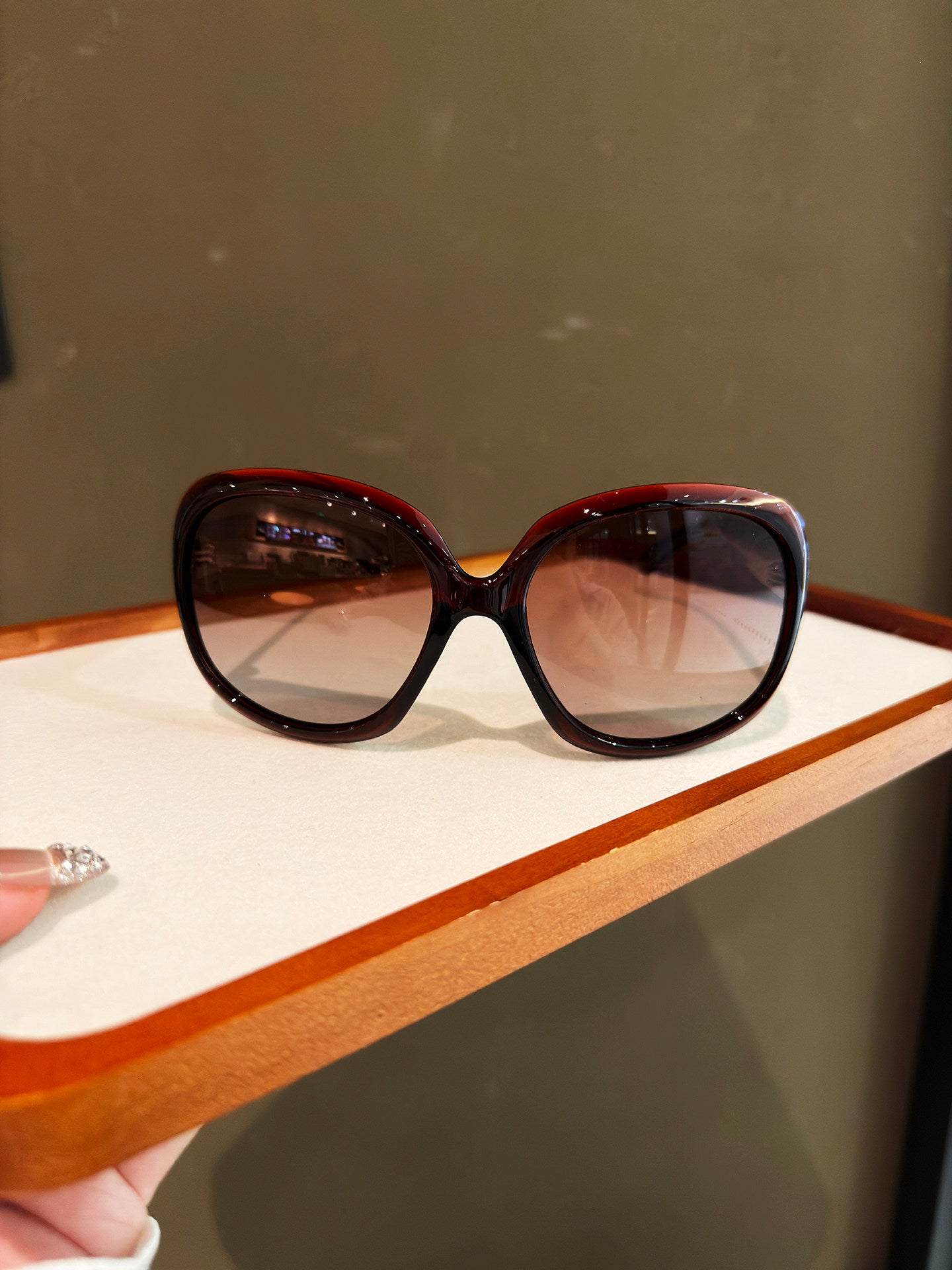 Polarized Sunglasses Women Large Frame UV Protection
