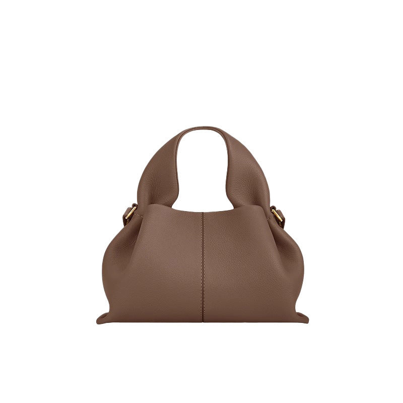 Polene Style Leather Crossbody Bag