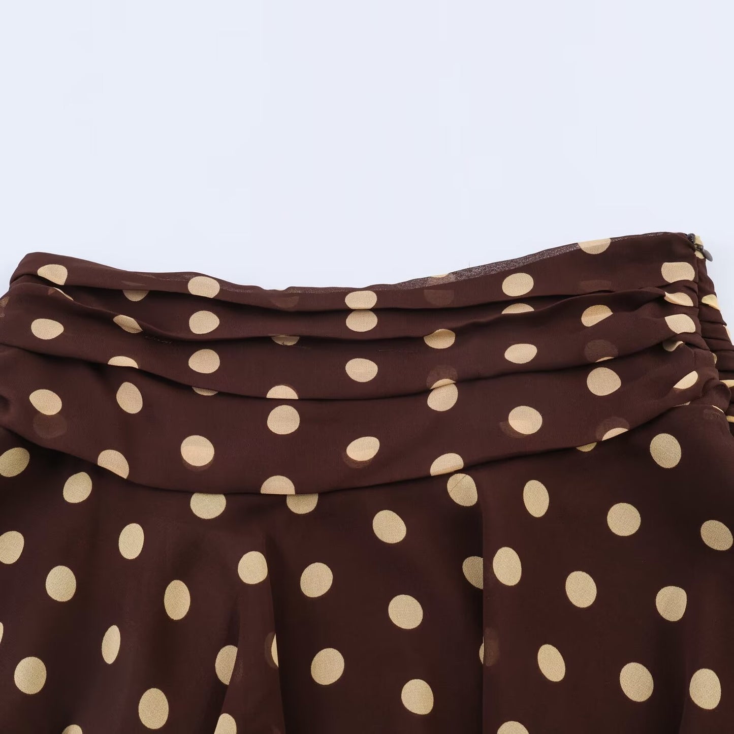 Polka Dot Asymmetrical Skirt