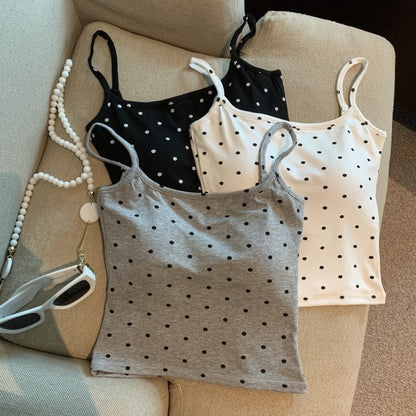 Polka-dot camisole