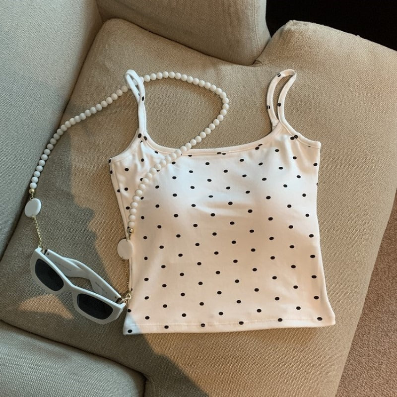 Polka-dot camisole