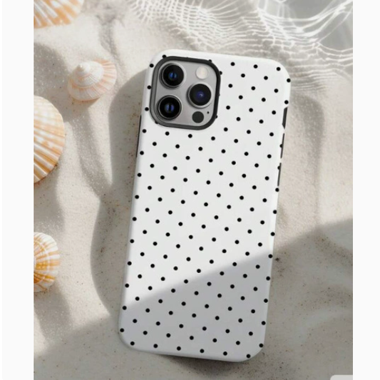 Polka Dot Double Layer iPhone Case