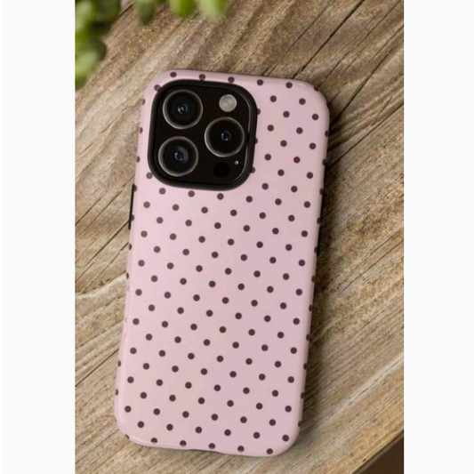 Polka Dot Double Layer iPhone Case