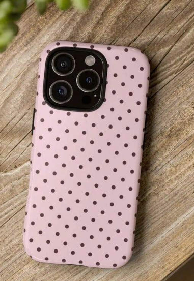 Polka Dot Double Layer iPhone Case