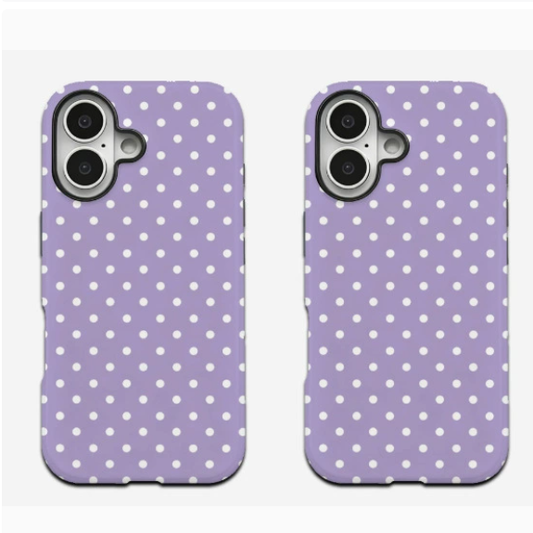 Polka Dot Double Layer Protective iPhone Case