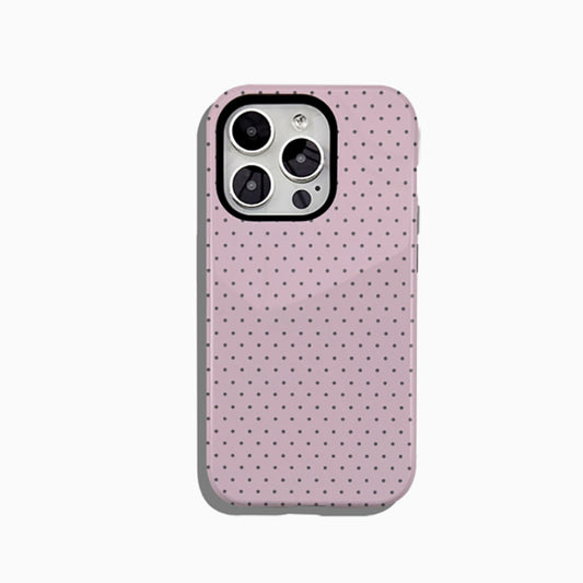 Polka Dot Double Layer Protective iPhone Case