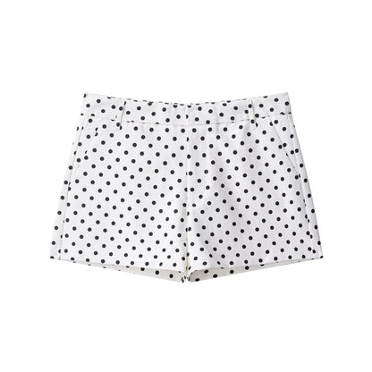 Polka Dot Drawstring Jacket and Pants
