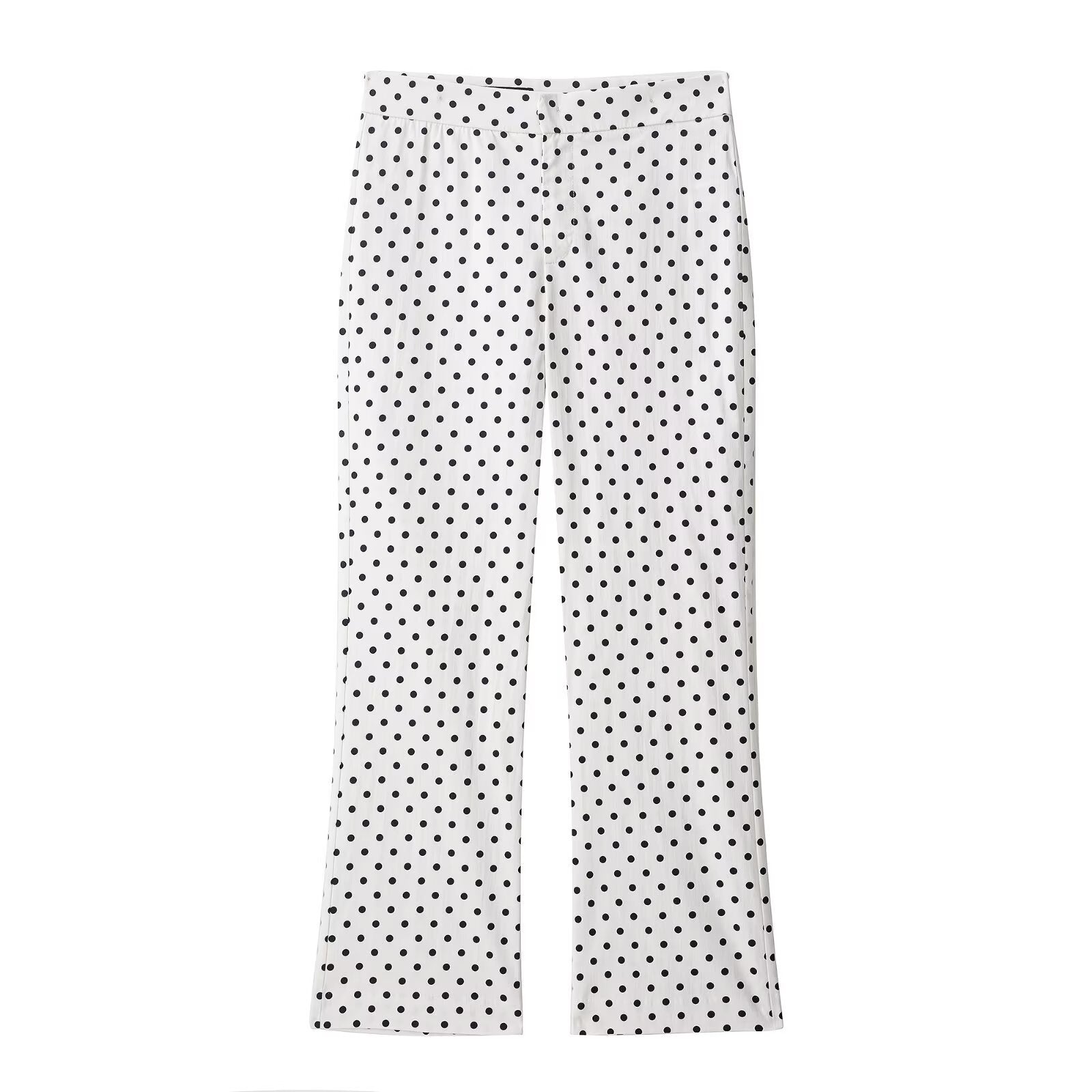 Polka Dot Drawstring Jacket and Pants