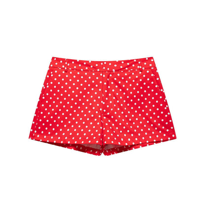 Polka Dot Drawstring Jacket and Pants