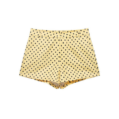 Polka Dot Drawstring Jacket and Pants