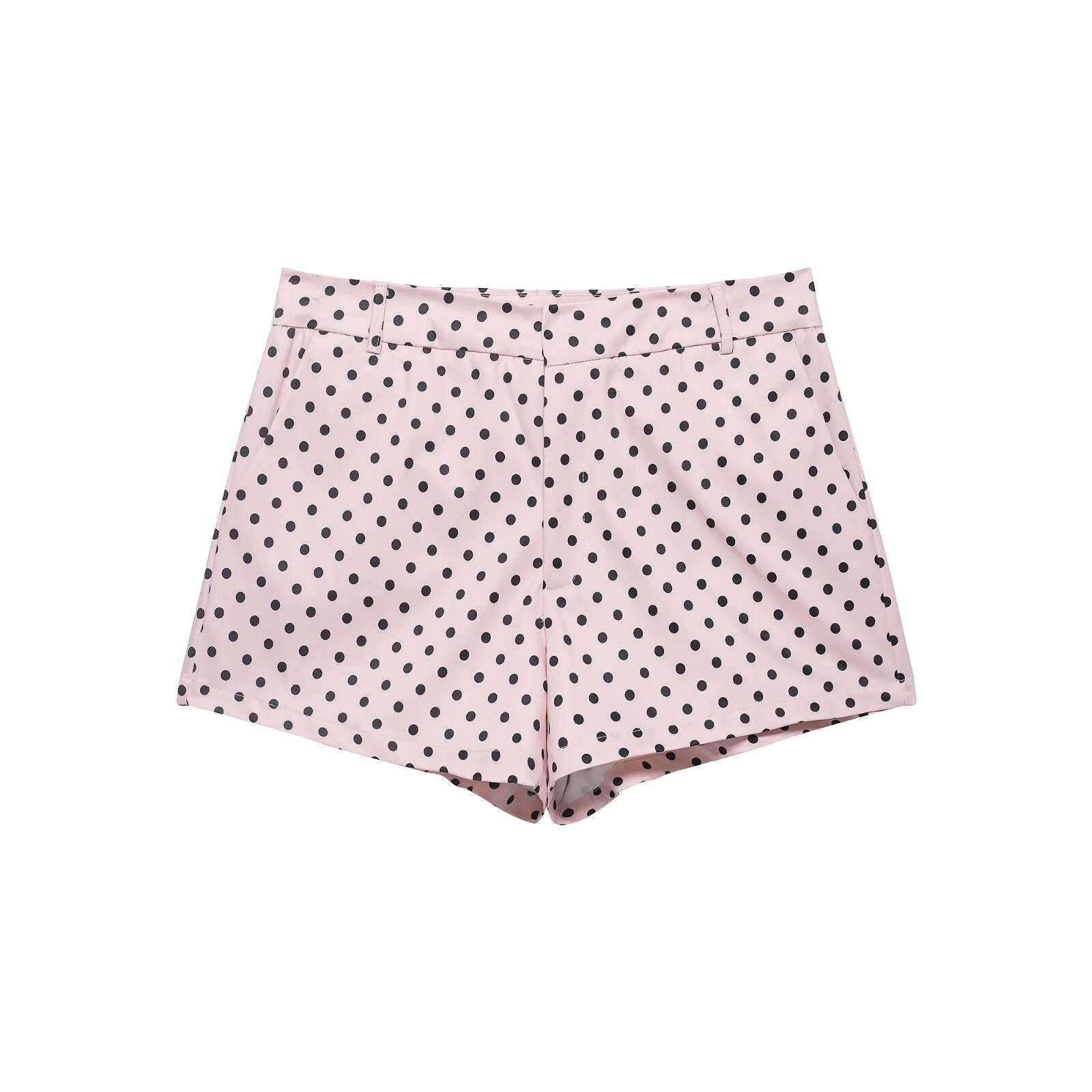 Polka Dot Drawstring Jacket and Pants