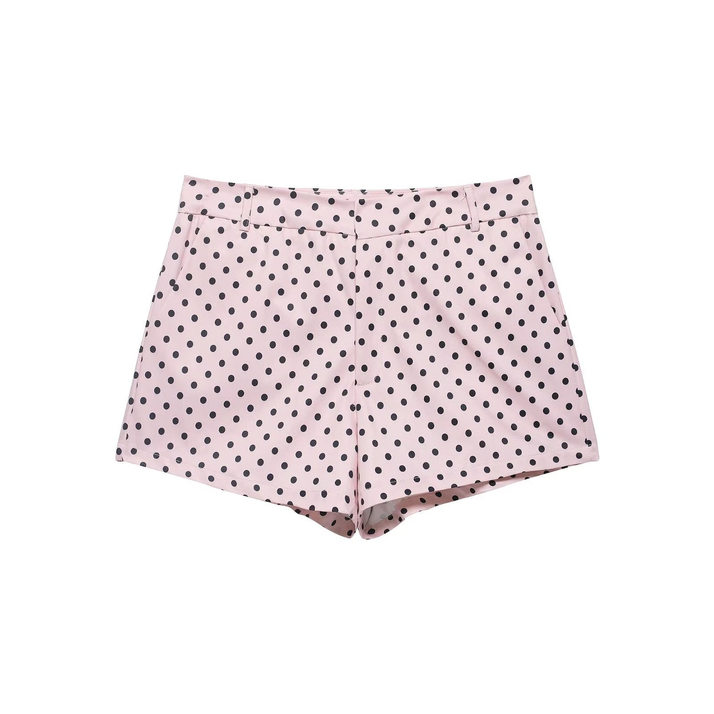 Polka Dot Drawstring Jacket and Pants