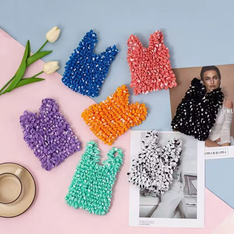 Polka-dot hedgehog bag